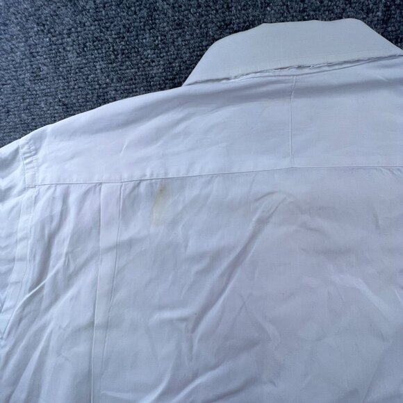 Gitman Bros Button Up Shirt WHITE Long Sleeve Cotton Oxford, Men's 16.5 34 - Picture 15 of 16